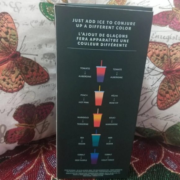 Starbucks Color Changing Cold Cups - set of 5 - Picture 2 of 3